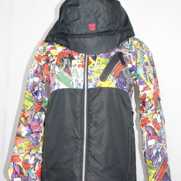 686 Transformers Comic Print Jacket Youth Medium - Picture 11 of 11